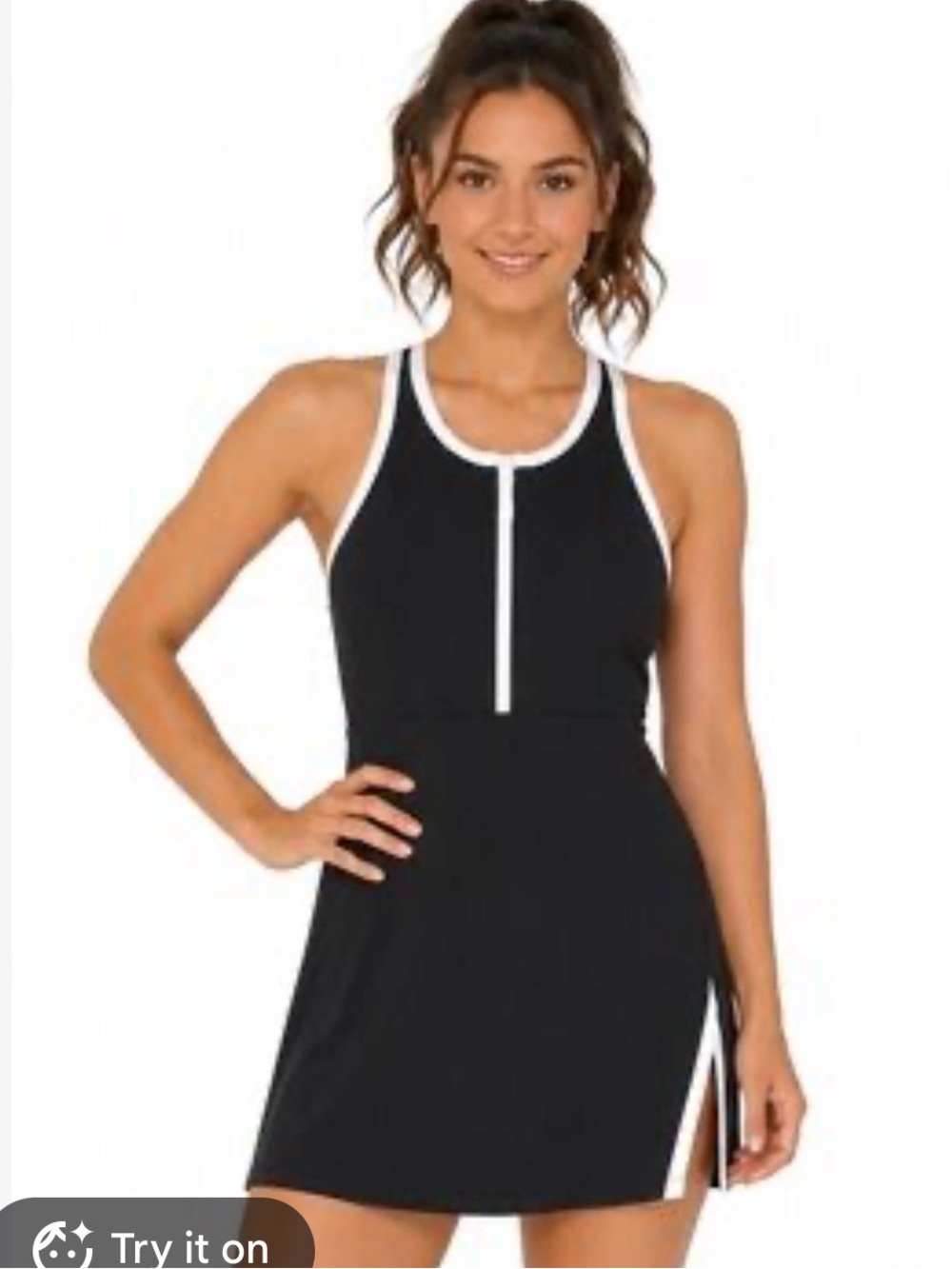Sage Collective athletic Dress with attached shorts. Medium